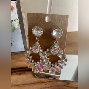 Elegant Crystal Drop Earrings
